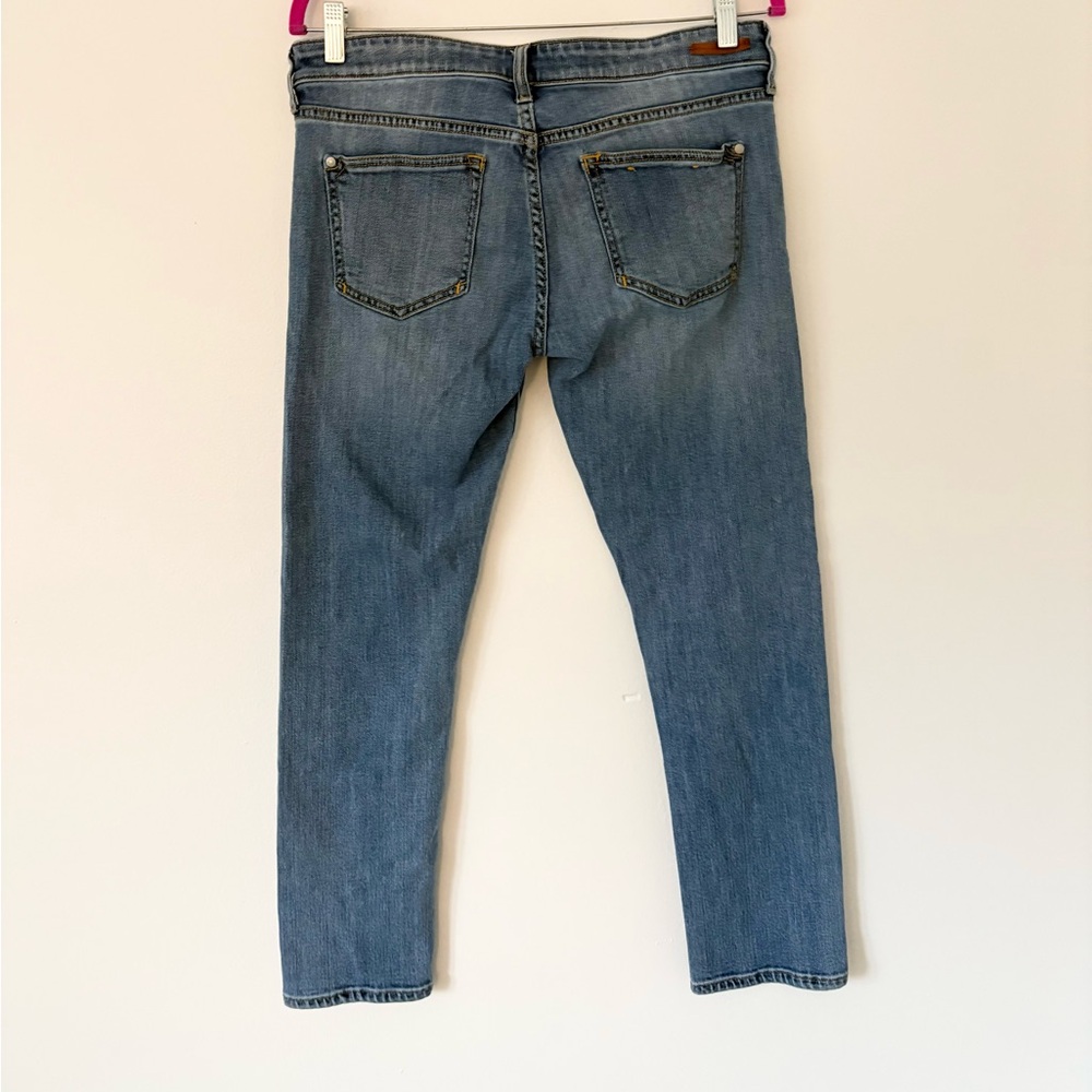 Pilcro And The Letterpress Medium Wash Hyphen Straight Leg Jean Size 28 - Picture 7 of 8